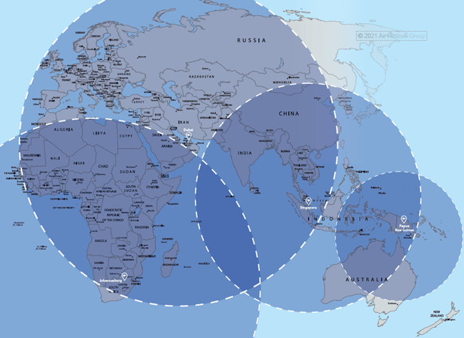 Air Rescue Group Coverage Map